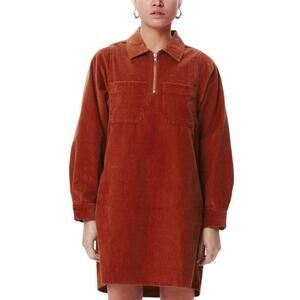 NWT Obey Women’s Vacancy Cord Mini Dress Ginger Size Medium